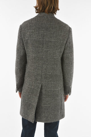 Z ZEGNA District Check Wool Blend Coat