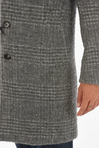 Z ZEGNA District Check Wool Blend Coat