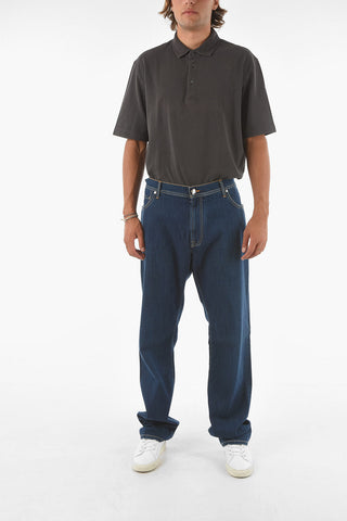 ID LUXURY DENIM Dark-wash 5-pocket Jeans 22cm