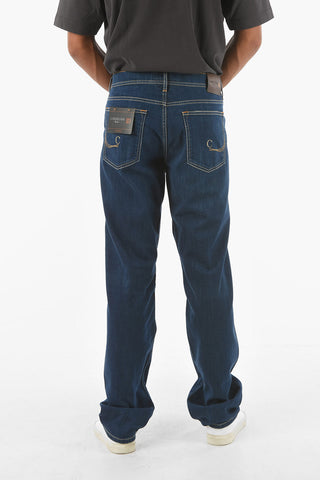 ID LUXURY DENIM Dark-wash 5-pocket Jeans 22cm