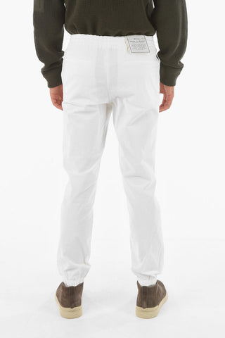 ZZEGNA solid color corduroy pants