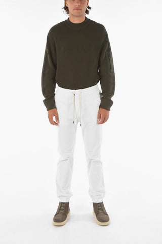 ZZEGNA solid color corduroy pants