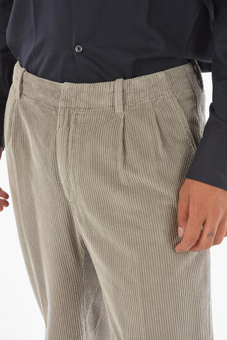 ZZEGNA double pleat corduroy pants