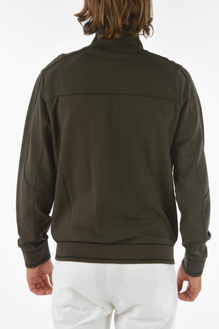ZZEGNA ZIp Closure Sweatshirt with Logo