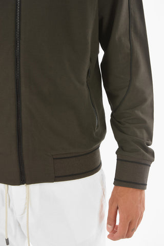 ZZEGNA ZIp Closure Sweatshirt with Logo