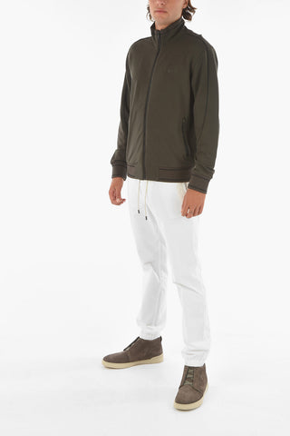 ZZEGNA ZIp Closure Sweatshirt with Logo