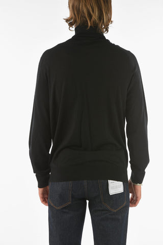 ZZEGNA Wool Lightweight Turtleneck Sweater