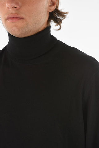 ZZEGNA Wool Lightweight Turtleneck Sweater