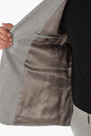 Z ZEGNA 2 Button Flap Pocket Wool Suit