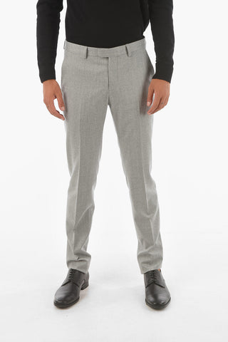 Z ZEGNA 2 Button Flap Pocket Wool Suit