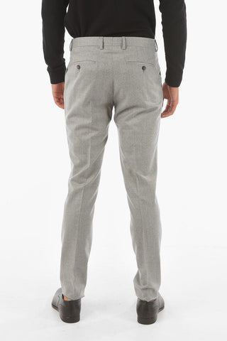 Z ZEGNA 2 Button Flap Pocket Wool Suit