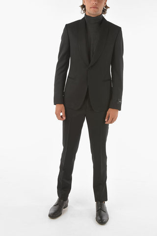 Z ZEGNA 2 Button Shawl Lapel Suit