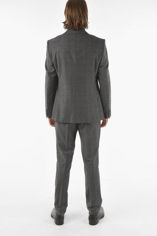 Z ZEGNA 2 Button Notch Lapel District Check Suit
