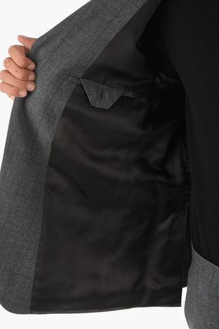 Z ZEGNA 2 Button Notch Lapel District Check Suit