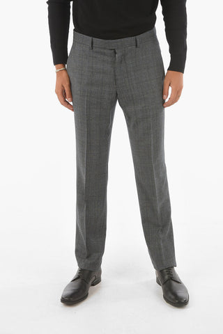 Z ZEGNA 2 Button Notch Lapel District Check Suit