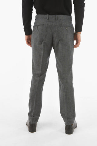 Z ZEGNA 2 Button Notch Lapel District Check Suit