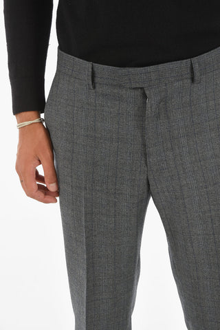 Z ZEGNA 2 Button Notch Lapel District Check Suit