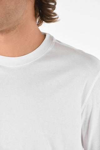 ZZEGNA T-shirt Girocollo in Cotone a Manica lunga