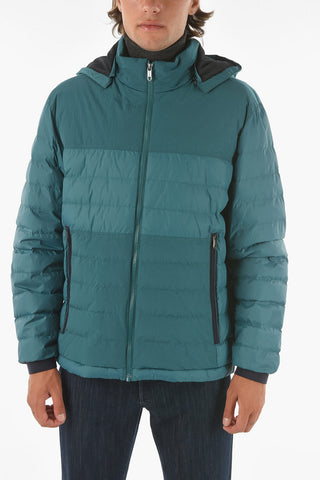 ZZEGNA Bomber with Two-tone Removable Hood