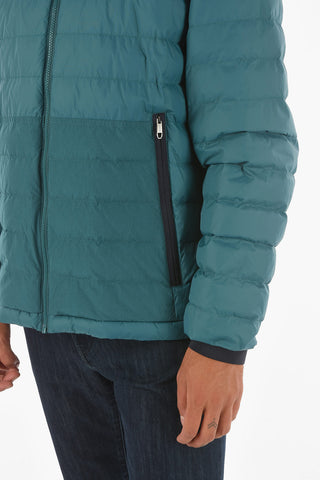 ZZEGNA Bomber with Two-tone Removable Hood