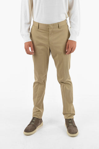 stretch cotton regular fit chinos