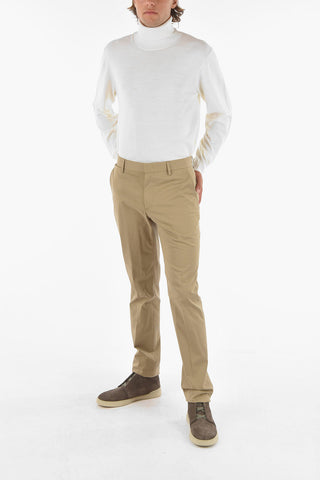 stretch cotton regular fit chinos