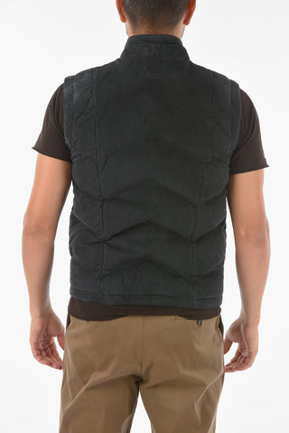 ID Suede Sleeveless Down Jacket