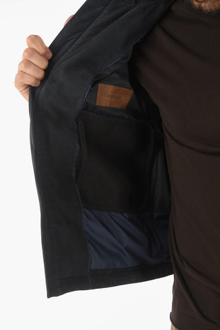 ID Suede Sleeveless Down Jacket