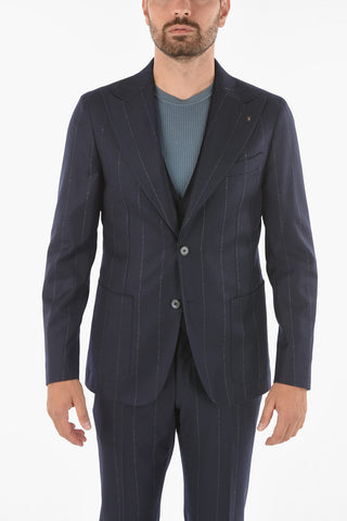 CC COLLECTION abito tre pezzi con gilet REWARD drop 7R gessato