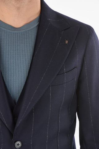 CC COLLECTION abito tre pezzi con gilet REWARD drop 7R gessato
