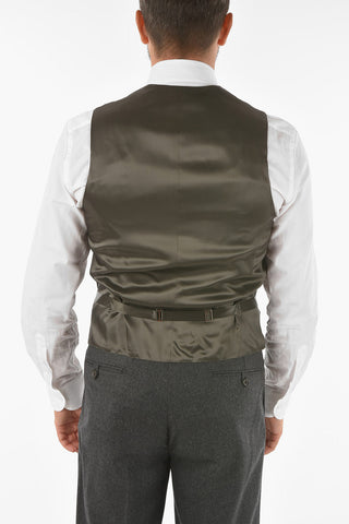 CC COLLECTION windowpane check virgin wool REWARD Vest