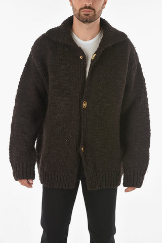Cardigan in Misto Lana Cucito A Mano