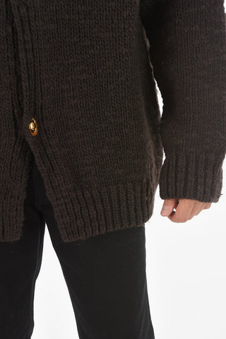 Cardigan in Misto Lana Cucito A Mano
