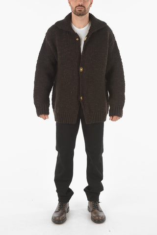 Cardigan in Misto Lana Cucito A Mano
