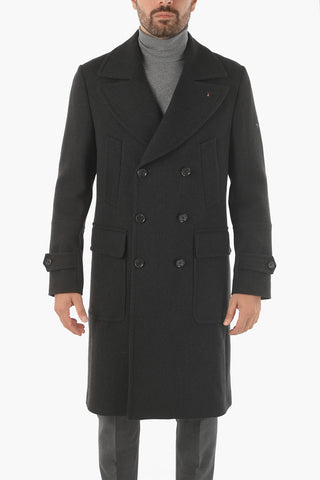 CC COLLECTION cappotto Chesterfield doppio petto in lana vergine