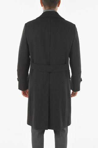 CC COLLECTION cappotto Chesterfield doppio petto in lana vergine