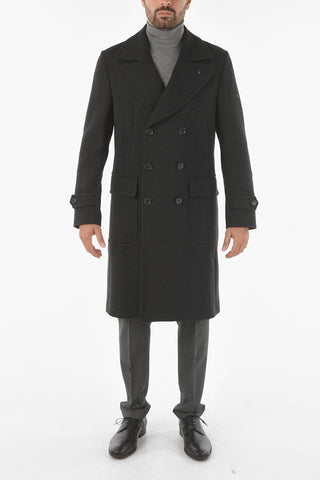 CC COLLECTION cappotto Chesterfield doppio petto in lana vergine