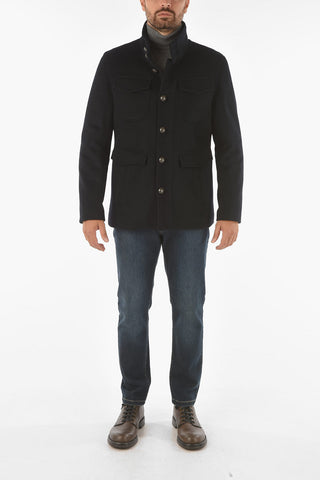 CC COLLECTION peacoat in misto lana