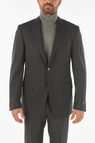 side vents notch lapel 2-button blazer