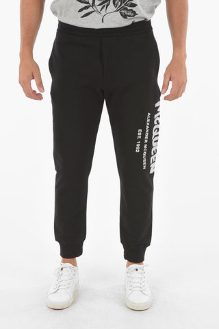Pantaloni Jogger con Logo in Lettering Laterale
