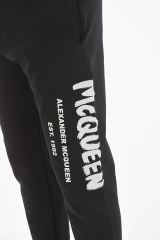 Pantaloni Jogger con Logo in Lettering Laterale
