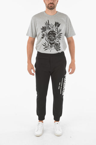 Pantaloni Jogger con Logo in Lettering Laterale
