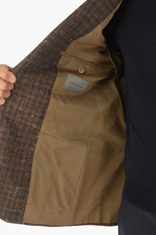 check LEADER SOFT 2-button blazer drop 7R