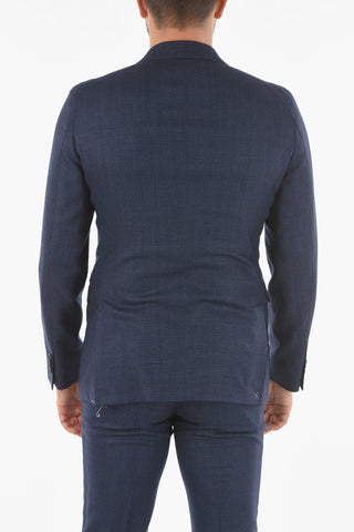 CC COLLECTION peak lapel 2-button double breasted REWARD suit drop 7R