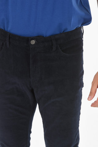 Stretched Cotton 5-pocket Corduroy Pants