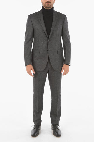 virgin wool ACADEMY side vents 2-button suit drop 7R