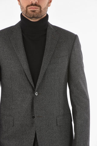 virgin wool ACADEMY side vents 2-button suit drop 7R