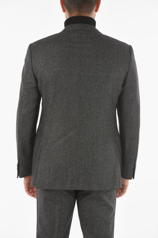 virgin wool ACADEMY side vents 2-button suit drop 7R