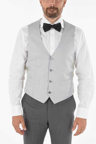 virgin wool CERIM. ACADEMY peak lapel 3 piece waistcoat suit drop 7R