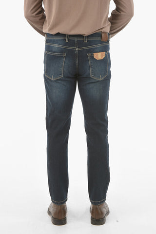 CC COLLECTION 17cm stretch denim straight fit jeans